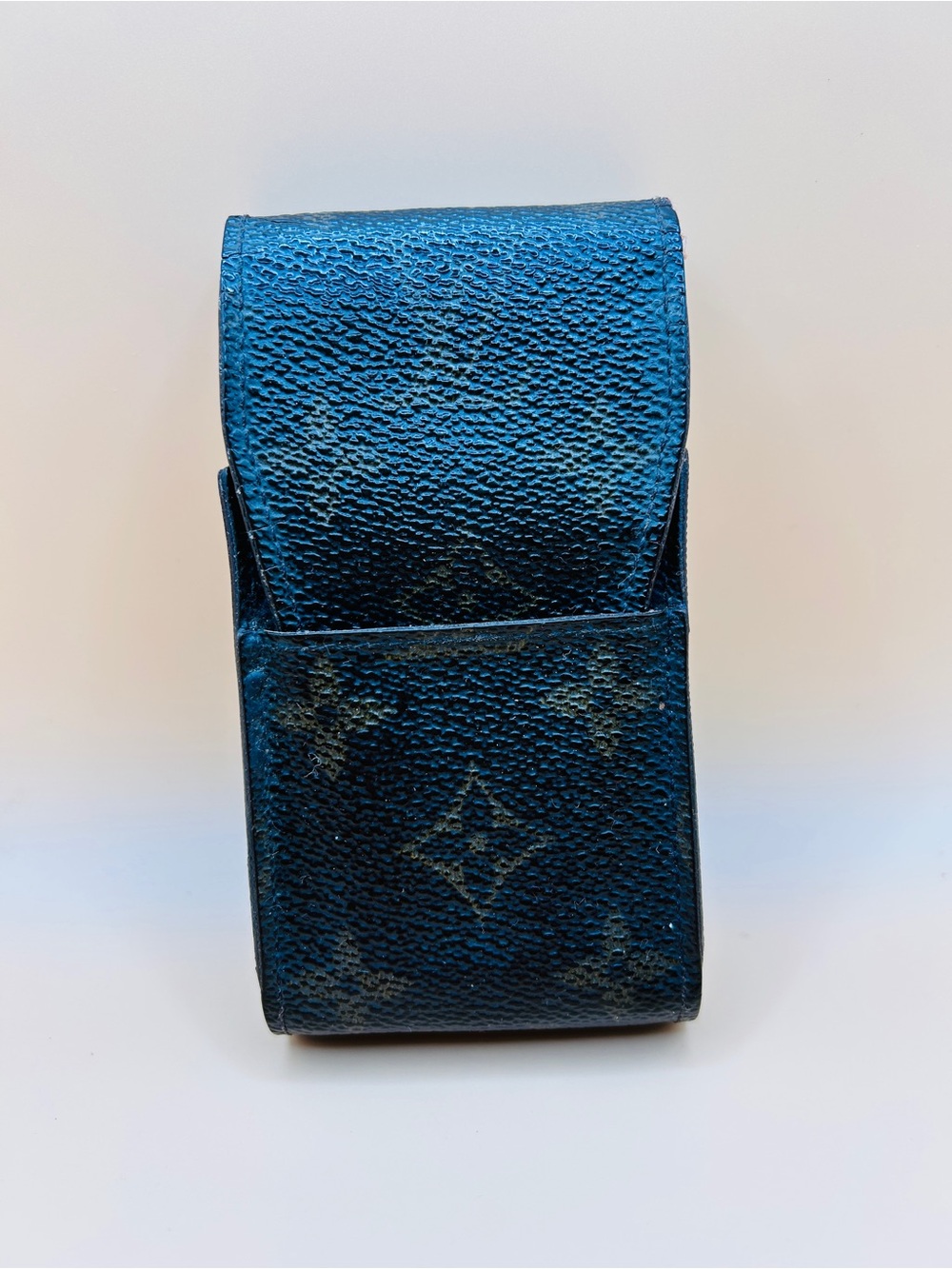 Louis Vuitton Vintage Monogram Cigarette / Accessory Pouch Brown and Tan. GC